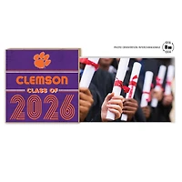 Clemson Tigers 5" x 10.5" 2026 Grad Floating Photo Frame