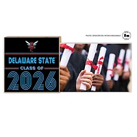 Delaware State Hornets 5" x 10.5" 2026 Grad Floating Photo Frame