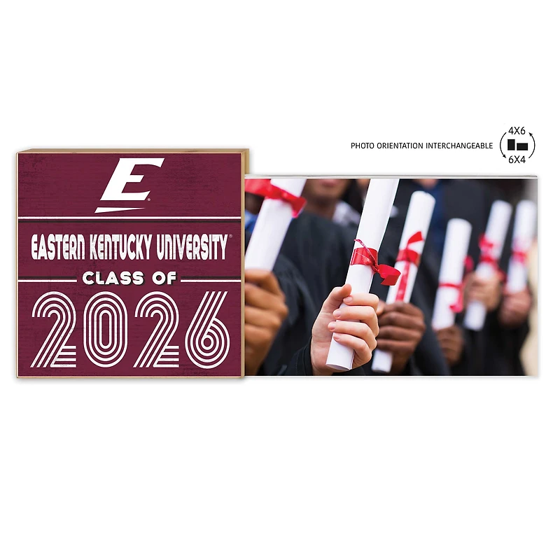 Eastern Kentucky Colonels 5" x 10.5" 2026 Grad Floating Photo Frame