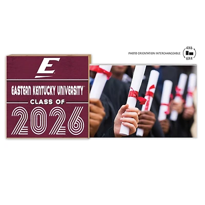 Eastern Kentucky Colonels 5" x 10.5" 2026 Grad Floating Photo Frame