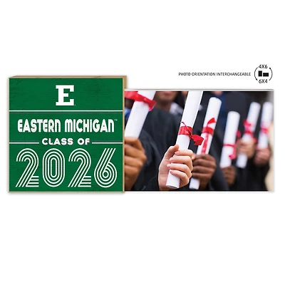 Eastern Michigan Eagles 5" x 10.5" 2026 Grad Floating Photo Frame