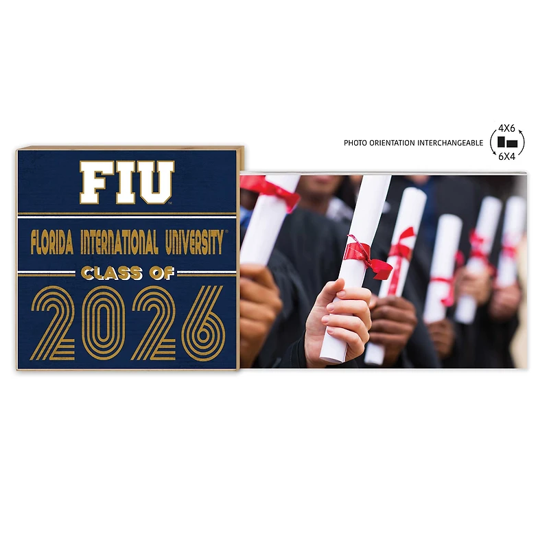 FIU Panthers 5" x 10.5" 2026 Grad Floating Photo Frame