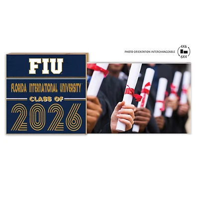 FIU Panthers 5" x 10.5" 2026 Grad Floating Photo Frame