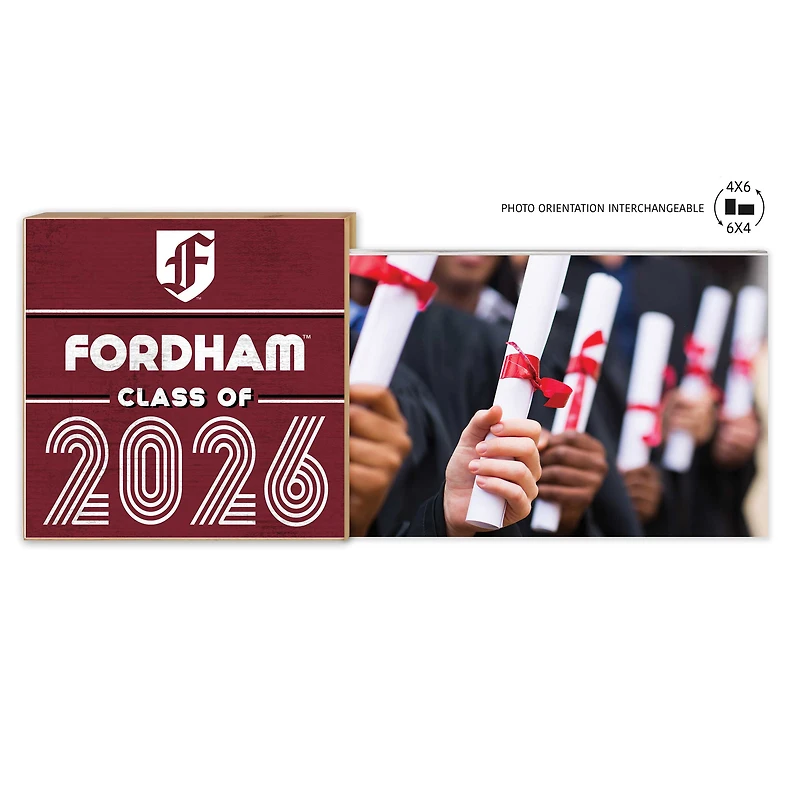 Fordham Rams 5" x 10.5" 2026 Grad Floating Photo Frame