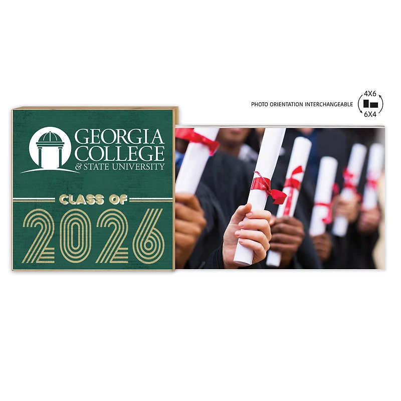 Georgia College Bobcats 5" x 10.5" 2026 Grad Floating Photo Frame