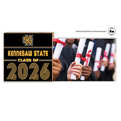 Kennesaw State Owls 5" x 10.5" 2026 Grad Floating Photo Frame