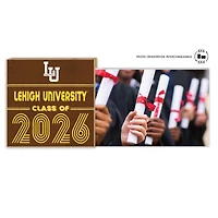Lehigh Mountain Hawks 5" x 10.5" 2026 Grad Floating Photo Frame
