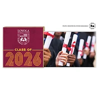 Loyola Chicago Ramblers 5" x 10.5" 2026 Grad Floating Photo Frame