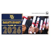Marquette Golden Eagles 5" x 10.5" 2026 Grad Floating Photo Frame