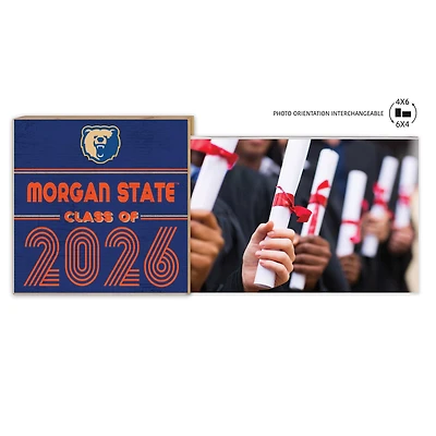 Morgan State Bears 5" x 10.5" 2026 Grad Floating Photo Frame