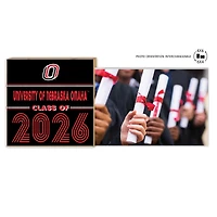 Nebraska Omaha Mavericks 5" x 10.5" 2026 Grad Floating Photo Frame