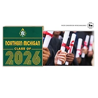 Northern Michigan Wildcats 5" x 10.5" 2026 Grad Floating Photo Frame