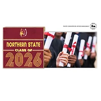 Northern State University Wolves 5" x 10.5" 2026 Grad Floating Photo Frame