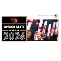 Oregon State Beavers 5" x 10.5" 2026 Grad Floating Photo Frame