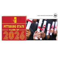 Pittsburg State Gorillas 5" x 10.5" 2026 Grad Floating Photo Frame