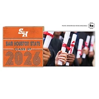 Sam Houston State Bearkats 5" x 10.5" 2026 Grad Floating Photo Frame