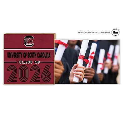 South Carolina Gamecocks 5" x 10.5" 2026 Grad Floating Photo Frame
