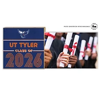 Texas Tyler Patriots 5" x 10.5" 2026 Grad Floating Photo Frame