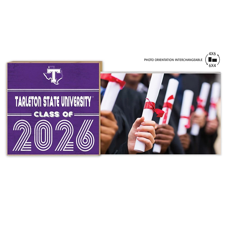 Tarleton State Texans 5" x 10.5" 2026 Grad Floating Photo Frame
