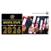 Wichita State Shockers 5" x 10.5" 2026 Grad Floating Photo Frame
