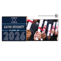 Xavier Musketeers 5" x 10.5" 2026 Grad Floating Photo Frame