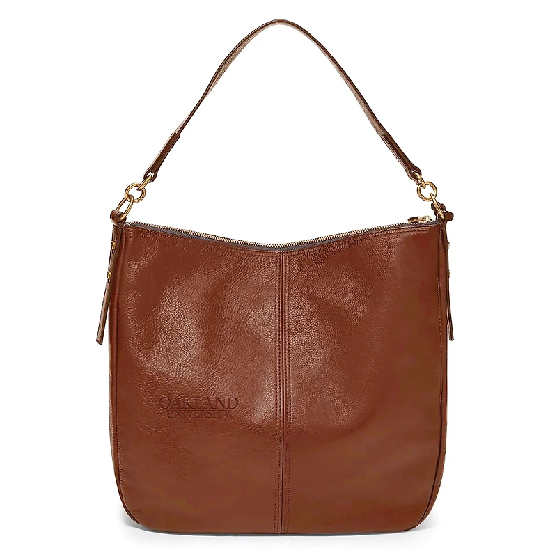 Fossil Brown Oakland Golden Grizzlies Jolie Hobo Bag