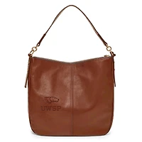 Fossil Brown Wisconsin-Stevens Point Pointers Jolie Hobo Bag