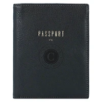Fossil Black Carleton Knights Travel RFID Passport Case