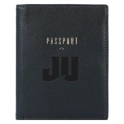 Fossil Black JU Dolphins Travel RFID Passport Case