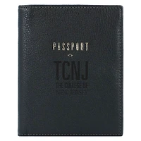 Fossil Black College of New Jersey Lions Travel RFID Passport Case