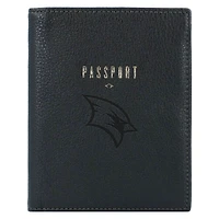 Fossil Black Saginaw Valley State Cardinals Travel RFID Passport Case