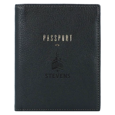 Fossil Black Stevens Institute of Technology Ducks Travel RFID Passport Case