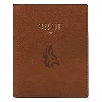 Fossil Brown Carthage Firebirds Travel RFID Passport Case
