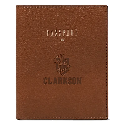 Fossil Brown Clarkson Golden Knights Travel RFID Passport Case