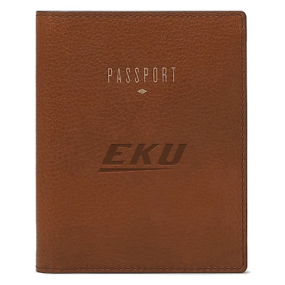 Fossil Brown Eastern Kentucky Colonels Travel RFID Passport Case