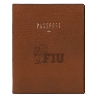 Fossil Brown FIU Panthers Travel RFID Passport Case