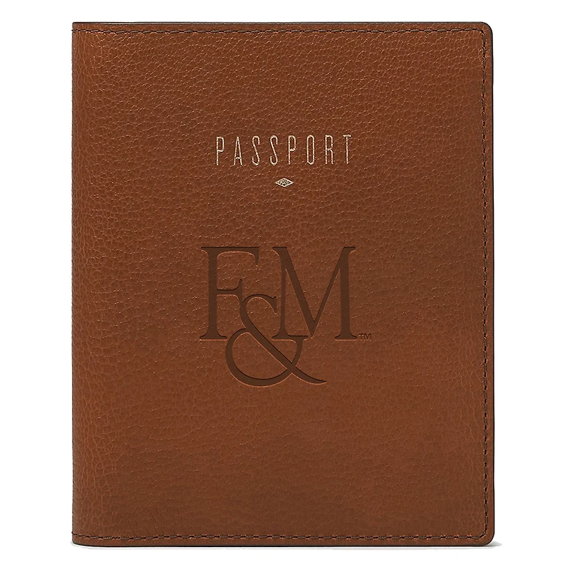 Fossil Brown Franklin & Marshall Diplomats Travel RFID Passport Case