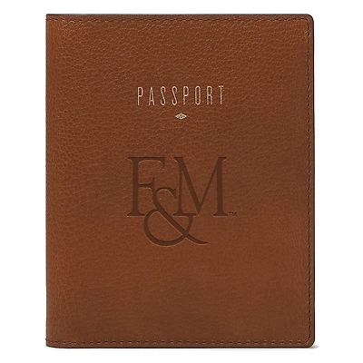 Fossil Brown Franklin & Marshall Diplomats Travel RFID Passport Case
