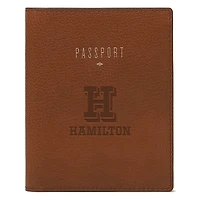 Fossil Brown Hamilton Continentals Travel RFID Passport Case