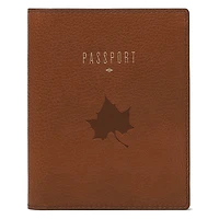 Fossil Brown Indiana State Sycamores Travel RFID Passport Case