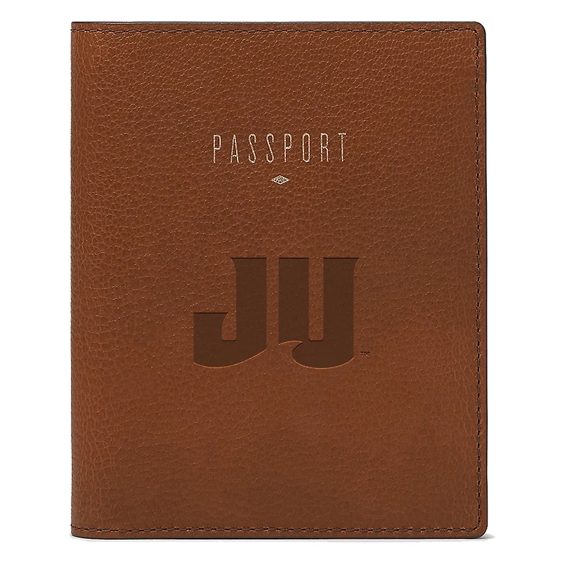 Fossil Brown JU Dolphins Travel RFID Passport Case
