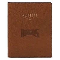 Fossil Brown Buffalo State Bengals Travel RFID Passport Case