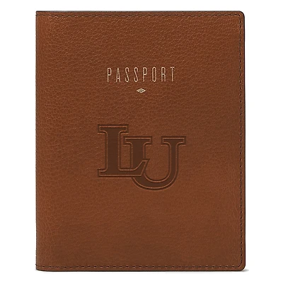 Fossil Brown Lindenwood Lions Travel RFID Passport Case