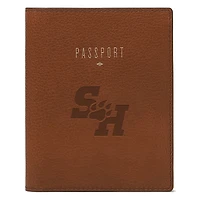 Fossil Brown Sam Houston State Bearkats Travel RFID Passport Case