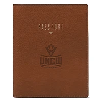 Fossil Brown UNC Wilmington Seahawks Travel RFID Passport Case