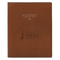 Fossil Brown St. John Fisher Cardinals Travel RFID Passport Case