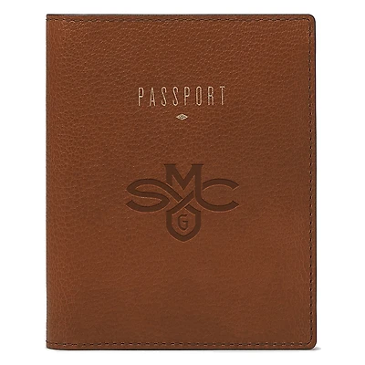 Fossil Brown Saint Mary's Gaels Travel RFID Passport Case