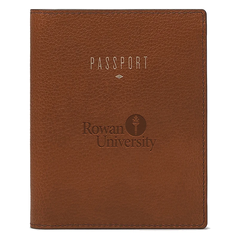 Fossil Brown Rowan Profs Travel RFID Passport Case
