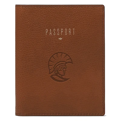 Fossil Brown Tampa Spartans Travel RFID Passport Case