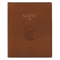 Fossil Brown Tampa Spartans Travel RFID Passport Case